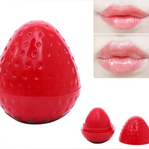 Other - Strawberry Shaped Lip Balm